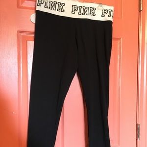 Pink yoga pants